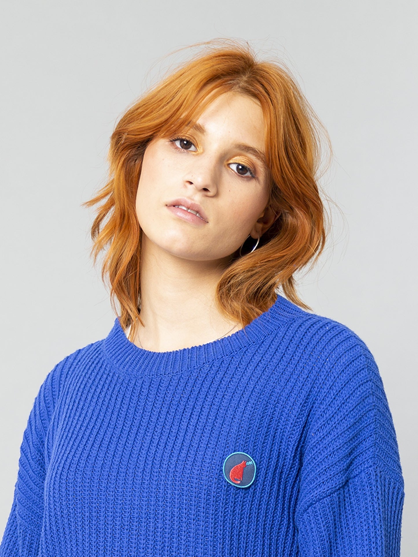 JERSEY PALLENBERG RECYCLED KLEIN BLUE