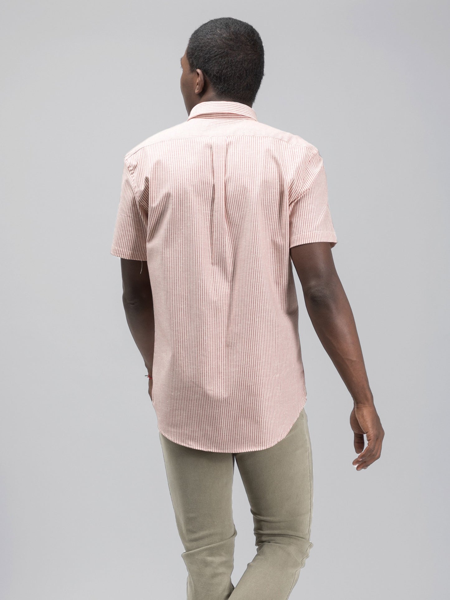 CALYPSO RED STRIPES ORGANIC COTTON SHIRT