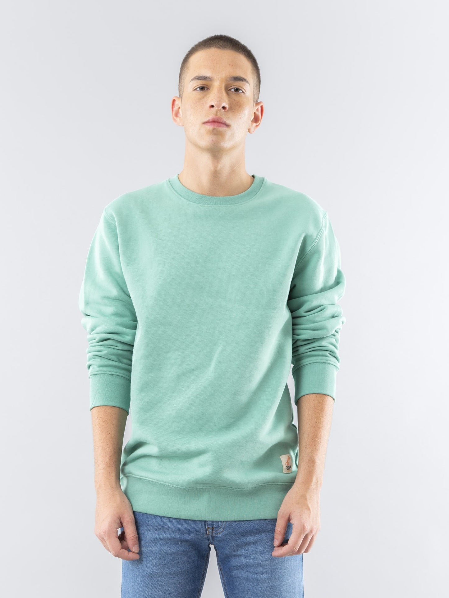 SUDADERA VERDE MENTA