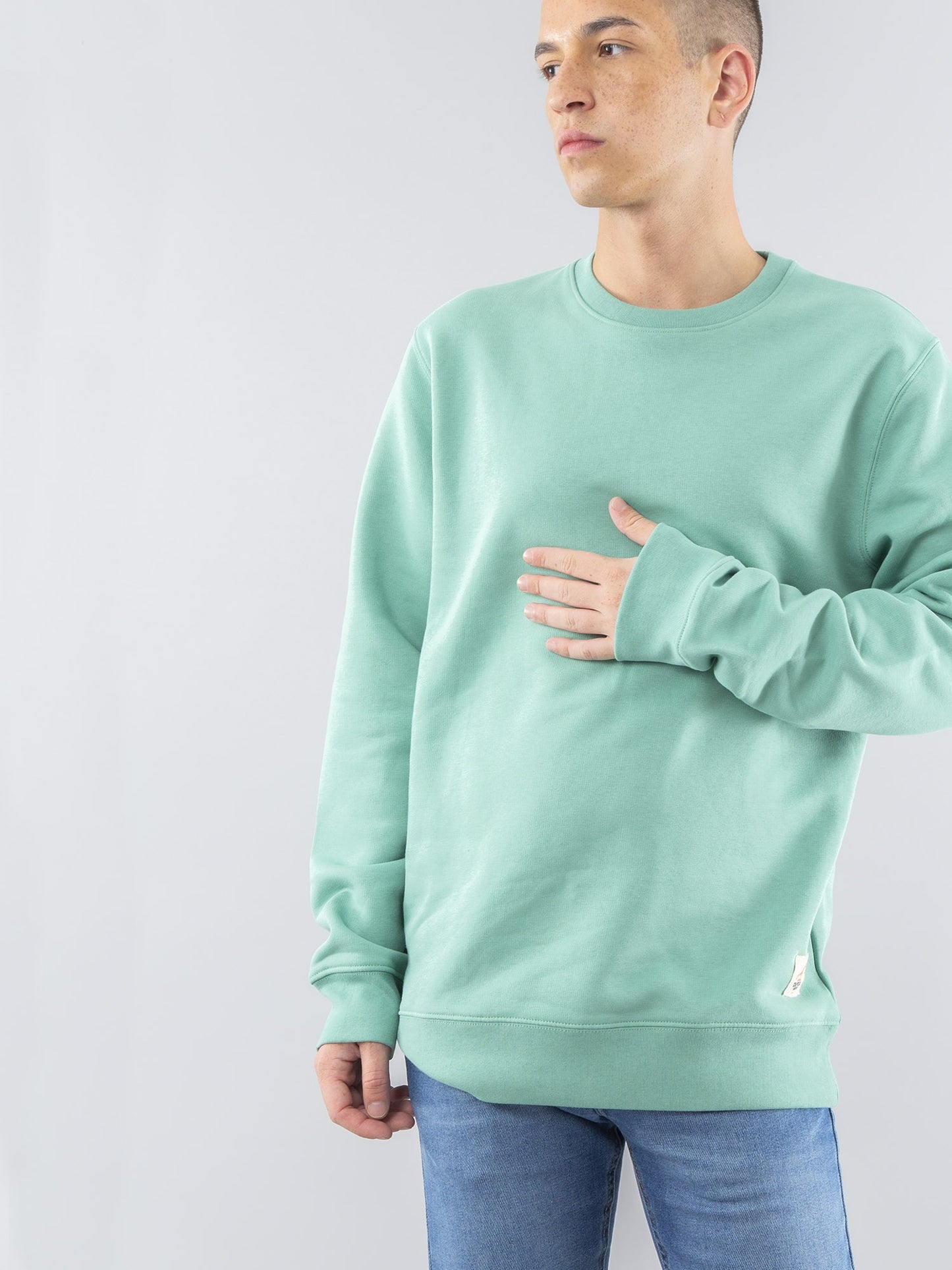 SUDADERA VERDE MENTA