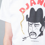 CAMISETA BLANCA DE ALGODÓN ORGÁNICO UNISEX DJANGO
