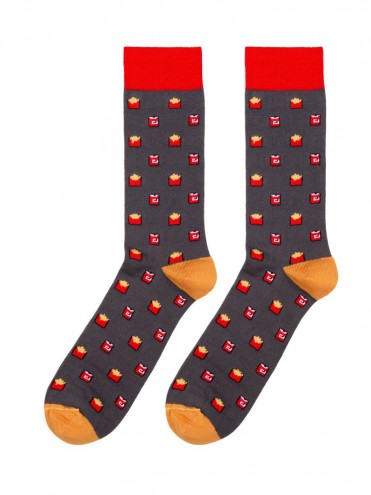 Chips Socks Gray