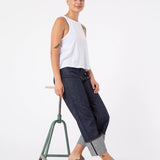 PANTALÓN REGULAR DE MUJER WYNETTE SELVEDGE BLUE