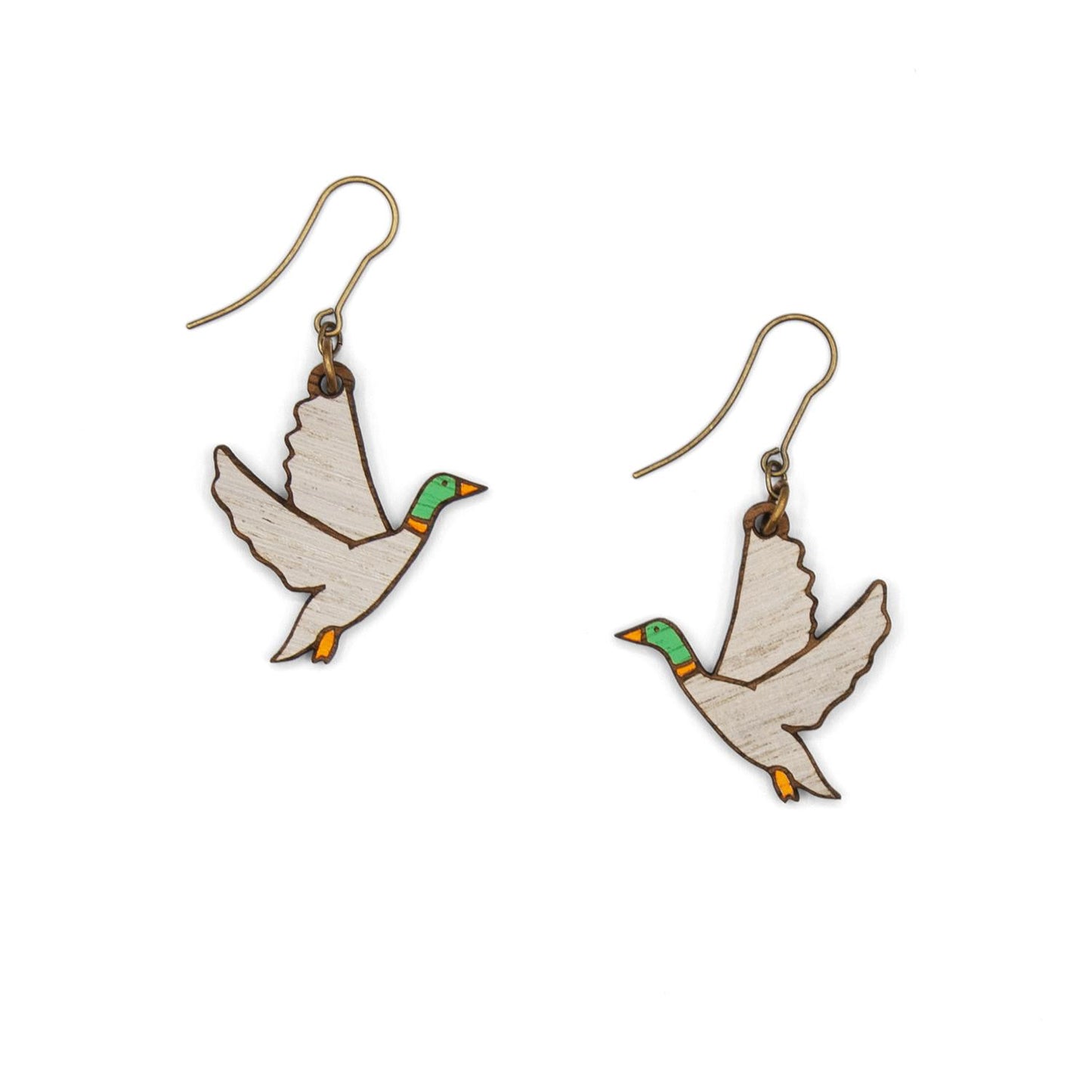 Mallard duck earrings Clearance