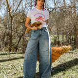 MALENI KNEE GINGER BLUE