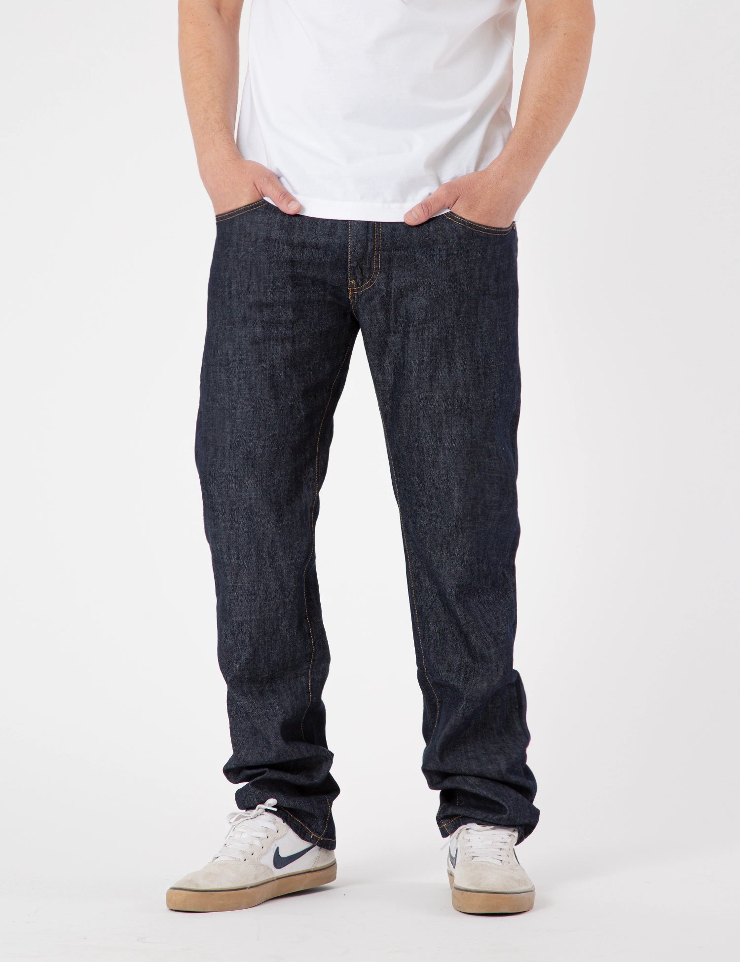 PANTALÓN VAQUERO DE HOMBRE RAY RAW BLUE LIGHTWEIGHT – capitandenim