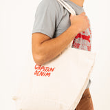 RAW COTTON BAG CAPITAN DENIM
