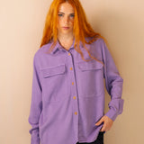 CAMISA BILLIE LILA BIG POCKET