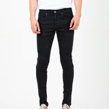 DUTRONC DEEP BLACK MEN'S SKINNY JEANS