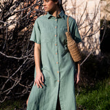 VESTIDO DONNA VERDE MENTA