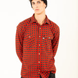 CAMISA FURAY RED PLAID FLANNEL
