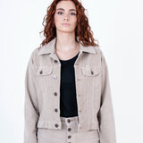 CAZADORA DE PANA LOLA BEIGE
