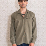 CAMISA NINO VERDE TENCEL