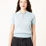 POLO DE MUJER FLORINDA AZUL CIELO