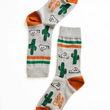 Calcetines unisex cactus calavera