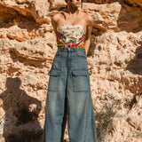 JANIS AIR CARGO DUSTY BLUE