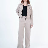 Conjunto pana beige