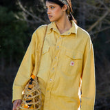 CAMISA RHODA AMARILLA WESTERN OVERSIZE