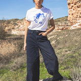 MALENI KNEE RINSED BLUE