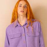 CAMISA BILLIE LILA BIG POCKET
