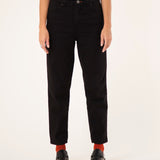 PANTALÓN VAQUERO DE MUJER MOMFIT TULSA OLD BLACK