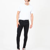 DUTRONC DEEP BLACK MEN'S SKINNY JEANS