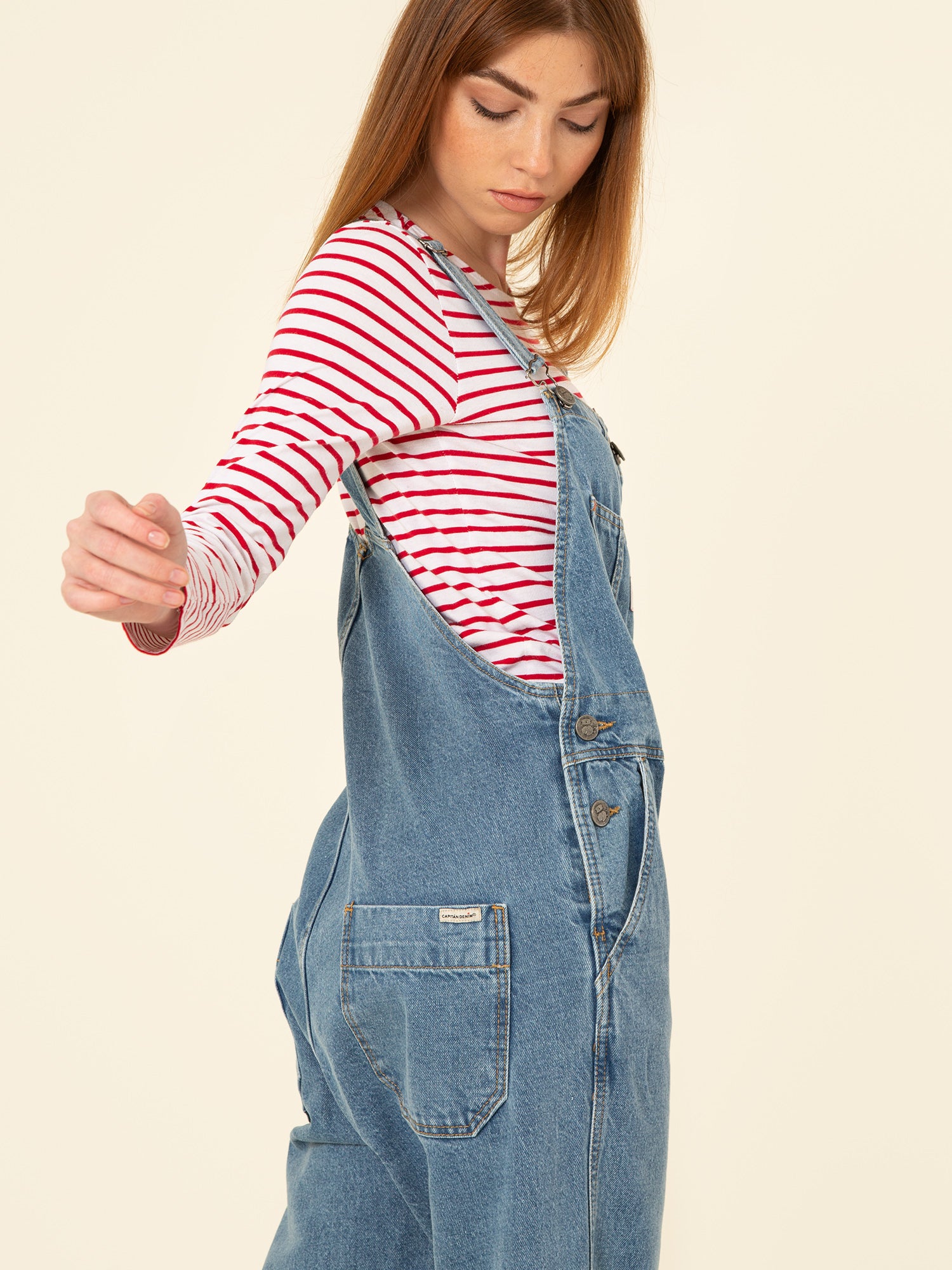 Mezclilla Monos Vaqueros Tallas Grandes Tallas Grandes Pantalon