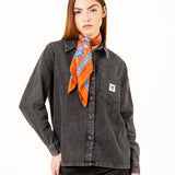 CAMISA PIXIE GREY VINTAGE DENIM