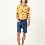 JAY VINTAGE DARK BLUE MEN'S DENIM SHORTS