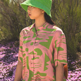 CAMISA DE MUJER HARVEY PSYCH GREEN & PINK