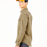 CAMISA FURAY MUSTARD PLAID FLANNEL