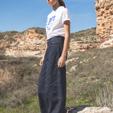 MALENI KNEE RINSED BLUE