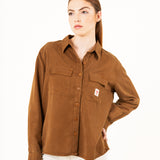CAMISA BESSIE TOBACCO