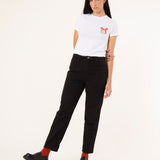 PANTALÓN VAQUERO DE MUJER MOMFIT TULSA OLD BLACK