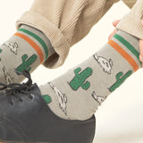 Calcetines unisex cactus calavera