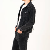 Conjunto de pana negro de hombre