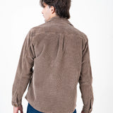 CAMISA DE PANA MILTON WORKER MARRON