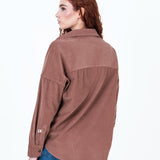 CAMISA DE PANA CECILIA MARRÓN