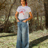 MALENI KNEE GINGER BLUE