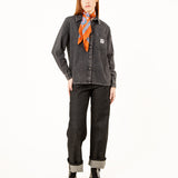 CAMISA PIXIE GREY VINTAGE DENIM