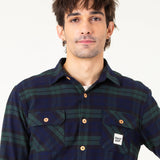 SOBRECAMISA DE HOMBRE PIXIE GREEN PLAID