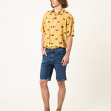 JAY VINTAGE DARK BLUE MEN'S DENIM SHORTS