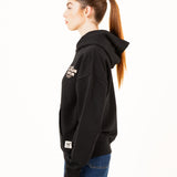SUDADERA HOODIE BLACK LOGO CAPITAN DENIM