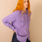 CAMISA BILLIE LILA BIG POCKET