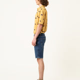 JAY VINTAGE DARK BLUE MEN'S DENIM SHORTS
