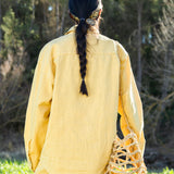 CAMISA RHODA AMARILLA WESTERN OVERSIZE