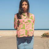 CAMISA DE MUJER HARVEY PSYCH GREEN & PINK