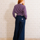 JEANS WIDE LEG DE MUJER TENCEL™ Lyocell fibers YAYOI DARK BLUE
