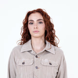 CAZADORA DE PANA LOLA BEIGE