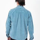 CAMISA DE PANA MILTON WORKER TURQUESA
